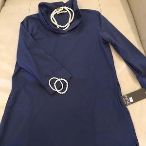Elegant Tunic with Ruffle Detailed Neck